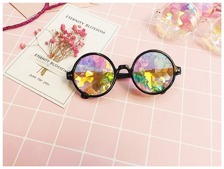 Holographic circle sunglasses online