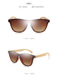 Frank Rimless Wooden Shades