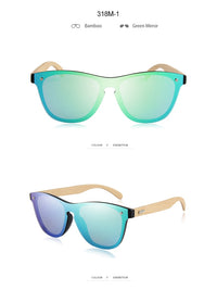 Frank Rimless Wooden Shades