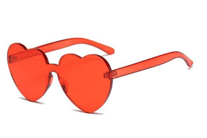Heart Rimless Sunglass