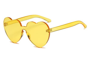 Heart Rimless Sunglass