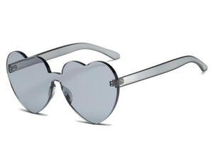 Heart Rimless Sunglass