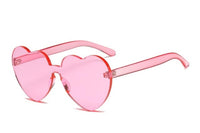 Heart Rimless Sunglass