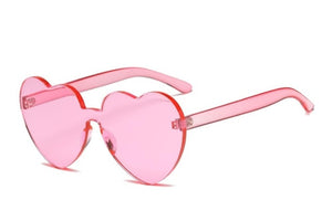 Heart Rimless Sunglass