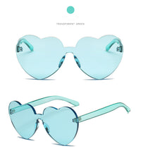 Heart Rimless Sunglass