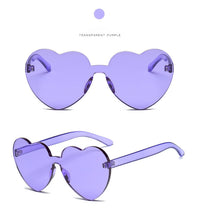 Heart Rimless Sunglass